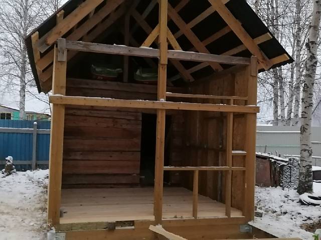 Достройка и внутренняя отделка бани в поселке Первомайское