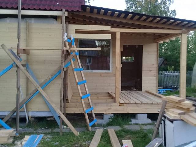 Реконструкция дома, строительство пристройки в СНТ "Березка"